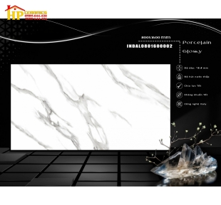 GẠCH 80X160 TRẮNG VÂN KHÓI ĐẬM 002