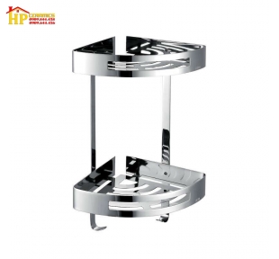 KỆ GÓC 2 TẦNG 304 BÓNG , ĐEN