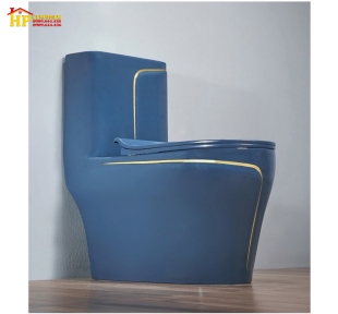 BÀN CẦU KHỐI MÀU XANH CHỈ VÀNG C018