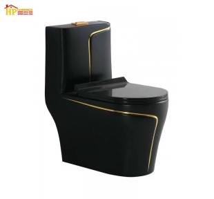 BÀN CẦU ĐEN KHỐI CHỈ VÀNG C011