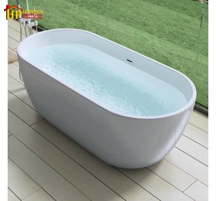 BỒN TẮM NẰM ĐỘC LẬP OVAN 1700X800X550  BT03 NHẬP KHẨU CAO CẤP