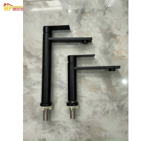 VÒI LAVABO LẠNH SƠN TĨNH ĐIỆN ĐEN 535