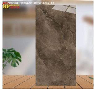 GẠCH LÁT NỀN VÂN ĐÁ MARBLE NÂU 12024