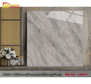 GẠCH LÁT NỀN 100X100 VÂN ĐÁ XÁM MARBLE 10016