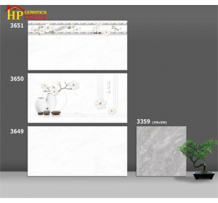 GẠCH ỐP TƯỜNG 30X60 TRẮNG VÂN XÁM GIÁ RẺ