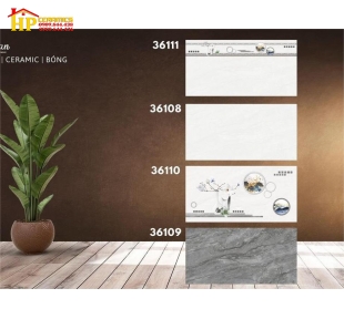 GẠCH ỐP TƯỜNG 30X60 VÂN XÁM TRẮNG 36111