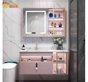 TỦ MÀU HỒNG GƯƠNG THÔNG MINH