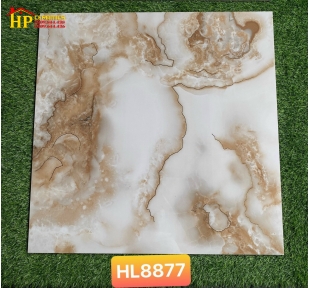 GẠCH LÁT NỀN 80X80 TRẮNG VÂN ĐÁ VÀNG 8877