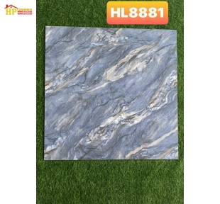 GẠCH LÁT NỀN 80X80 VÂN ĐÁ XÁM XANH ĐẬM 8881
