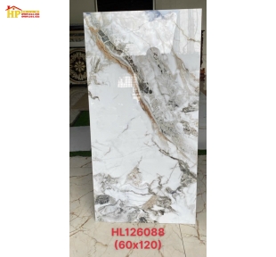 GẠCH LÁT NỀN 60X120 TRẮNG VÂN ĐÁ MARBLE 126088