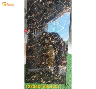 GẠCH LÁT NỀN 60X120 VÂN ĐÁ NÂU KHẮC KIM 12806