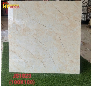 GẠCH LÁT NỀN 100X100 VÂN VÀNG KEM 1823