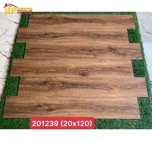 GẠCH LÁT NỀN 20X120 VÂN GỖ NÂU ĐẬM 201239