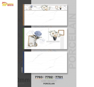 GẠCH ỐP TƯỜNG 40X80 TRẮNG VÂN KHÓI SIÊU BÓNG 7703