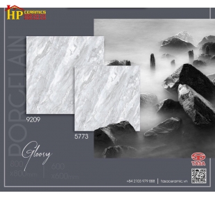 GẠCH LÁT NỀN 60X60 VÂN ĐÁ XÁM 5773