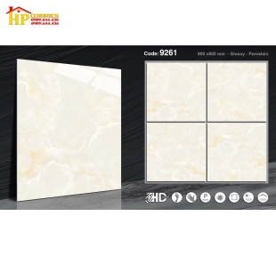GẠCH LÁT NỀN 80X80 VÂN ĐÁ KEM 9261