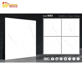 GẠCH LÁT NỀN 80X80 TRẮNG VÂN KHÓI 9263