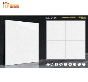 GẠCH LÁT NỀN 80X80 VÂN MÂY XÁM 2124