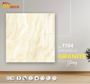 GẠCH LÁT NỀN 100X100 VÂN ĐÁ VÀNG 1104