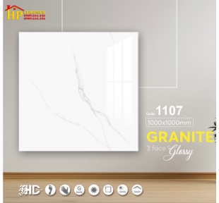 GẠCH LÁT NỀN 100X100 TRẮNG VÂN KHÓI NHẸ 1107
