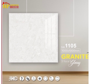 GẠCH LÁT NỀN 100X100 VÂN MÂY XÁM 1105