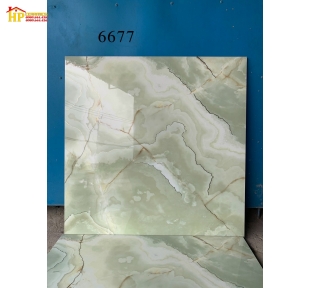 GẠCH LÁT NỀN 80X80 VÂN XANH NGỌC 6677