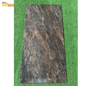 GẠCH LÁT NỀN 80X160 VÂN ĐÁ MARBLE NÂU ĐEN