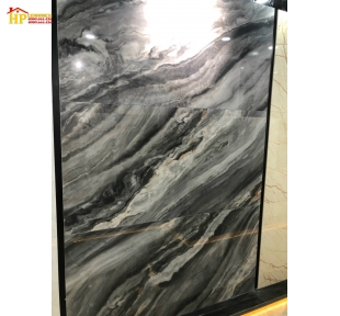 GẠCH LÁT NỀN 80X160 VÂN ĐEN TIA CHỚP CAO CẤP