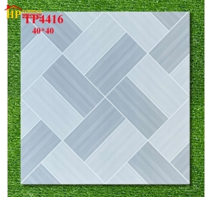 GẠCH LÁT NỀN 40X40 VÂN GỖ XÉO GIÁ RẺ 4416