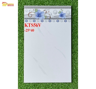 GẠCH ỐP TƯỜNG 25X40 TRẮNG VÂN KHÓI 56