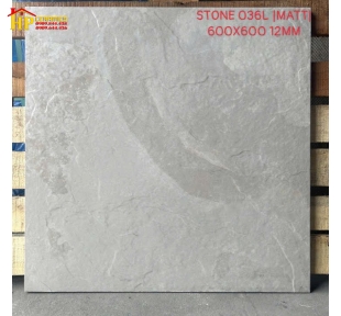 GẠCH LÁT NỀN 60X60 NHÁM VÂN ĐÁ 036 12MM