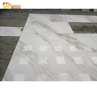 GẠCH LÁT NỀN 90X180 TRẮNG VÂN KHÓI NÂU SIÊU BÓNG