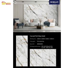GẠCH LÁT NỀN 80X260 VÂN ĐÁ CARVED GOLD 2603 CAO CẤP