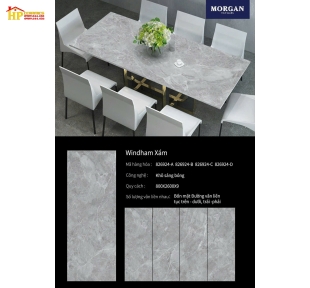 GẠCH LÁT NỀN 80X260 VÂN ĐÁ  WINDHAM XÁM 6924
