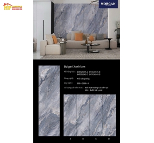 GẠCH LÁT NỀN 80X260 VÂN ĐÁ BULGARI XANH LAM 6945