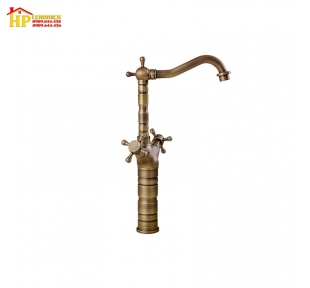 VÒI LAVABO  ĐỒNG THAU CỔ ĐIỂN S-01