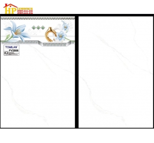 GẠCH ỐP TƯỜNG 25X40 TRẮNG KHÓI GIÁ RẺ 2806