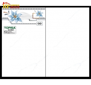 GẠCH ỐP TƯỜNG 25X40 TRẮNG KHÓI ĐIỂM BÔNG 2901
