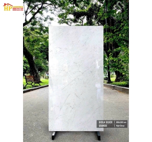 GẠCH LÁT NỀN 80X160 TRẮNG VÂN KHÓI CAO CẤP