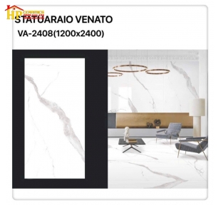 GẠCH LÁT NỀN 120X240 TRẮNG VÂN KHÓI NHẬP KHẨU 2408