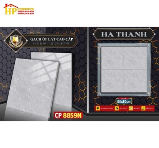 GẠCH LÁT NỀN 80X80 VÂN ĐÁ XÁM 8859