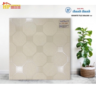 GẠCH LÁT NỀN 50X50 ĐÁ ĐỒNG CHẤT KEM NHÁM HOA VĂN 5300
