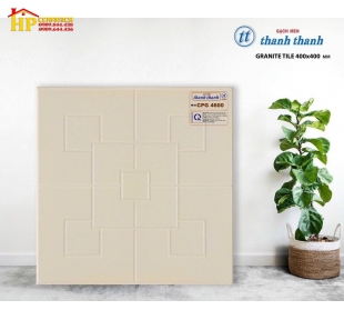 GẠCH LÁT NỀN 40X40 NHÁM KEM Ô VUÔNG 