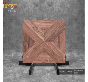 GẠCH LÁT NỀN 60X60 VÂN GỖ GHÉP TEAK  ALMOND CAO CẤP
