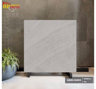 GẠCH LÁT NỀN 60X60 VÂN ĐÁ XÁM SABBIA BIANCO