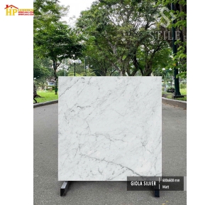 GẠCH LÁT NỀN 60X60 TRẮNG VÂN ĐÁ MATT