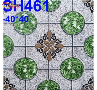 GẠCH SÂN VƯỜN 40X40 CỎ HOA VĂN GIÁ RẺ