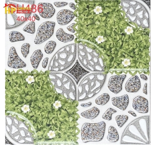GẠCH SÂN VƯỜN 40X40 SỎI XÁM CỎ BÔNG GIÁ RẺ