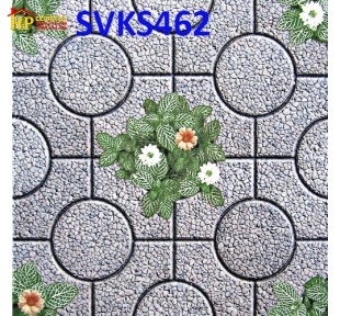 GẠCH SÂN VƯỜN 40X40 XÁM BÔNG VÀNG TRẮNG GIÁ RẺ