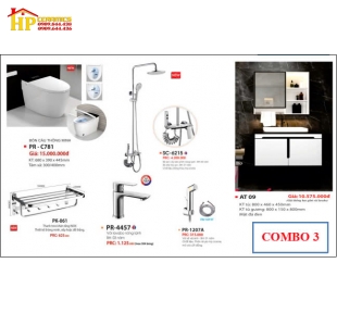 COMBO BÀN CẦU KHỐI THÔNG MINH CAO CẤP